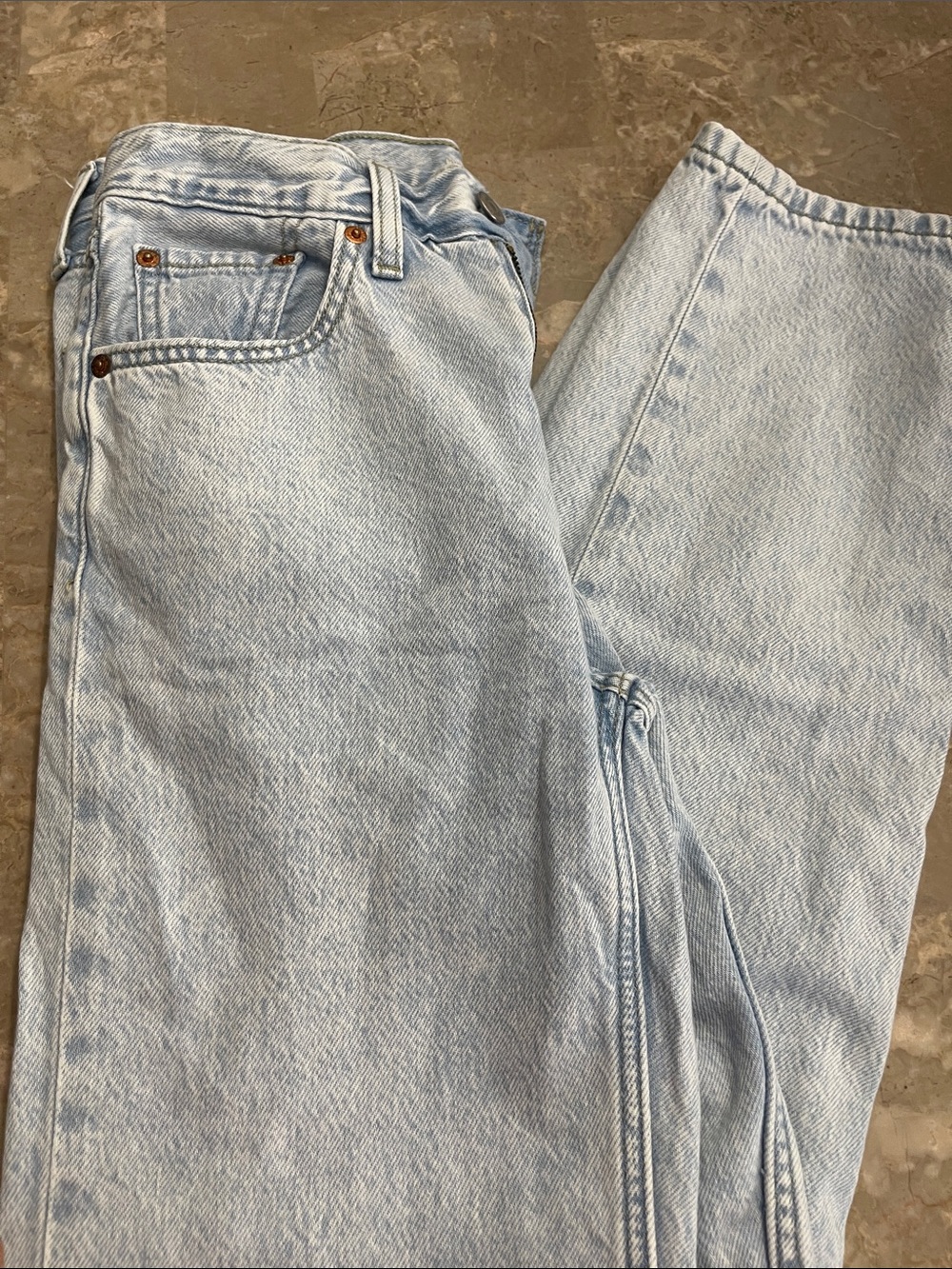 Levi's Light Blue Straight-Leg Jeans